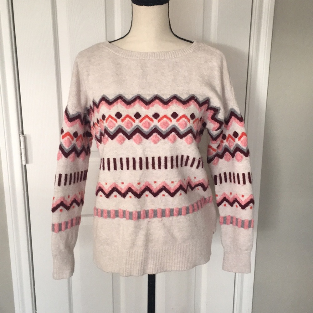Loft patterned sweater